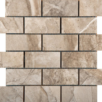 Emser TileEURASIA - Emser Tile Cafe2" X 4" Offset Brick Mesh MosaicEURASIA - Emser Tile