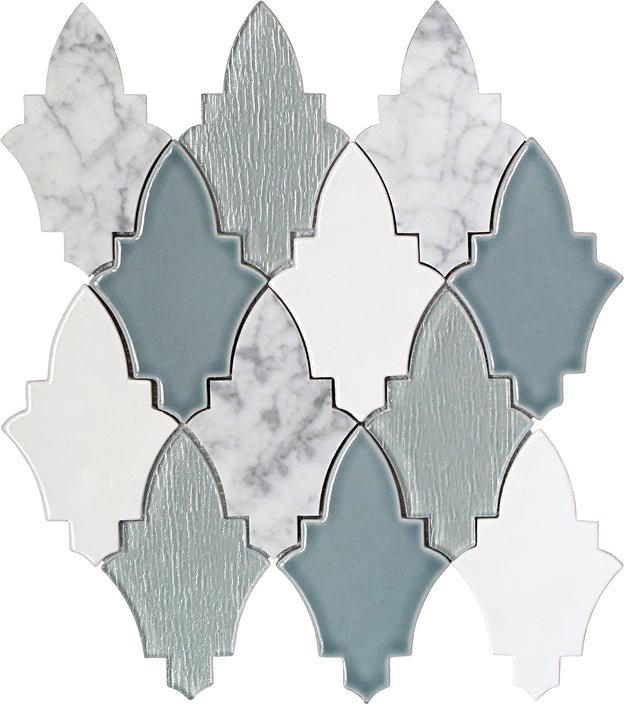 Emser TileFLEUR - Emser Tile Viole11" x 12" Mosaic MeshFLEUR - Emser Tile