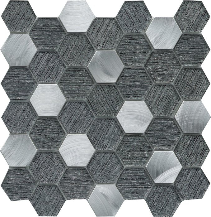 Emser TileGLITZ - Emser Tile ValueHexagon 12" x 12" Mosaic MeshGLITZ - Emser Tile