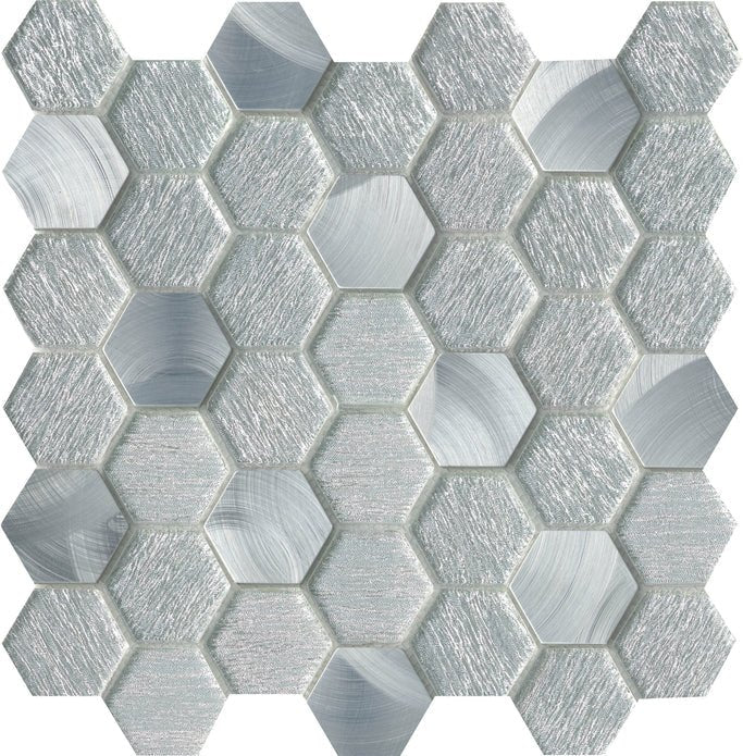 Emser TileGLITZ - Emser Tile GloryHexagon 12" x 12" Mosaic MeshGLITZ - Emser Tile