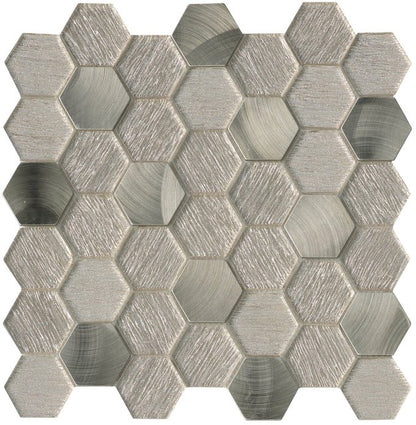 Emser TileGLITZ - Emser Tile JoyHexagon 12" x 12" Mosaic MeshGLITZ - Emser Tile