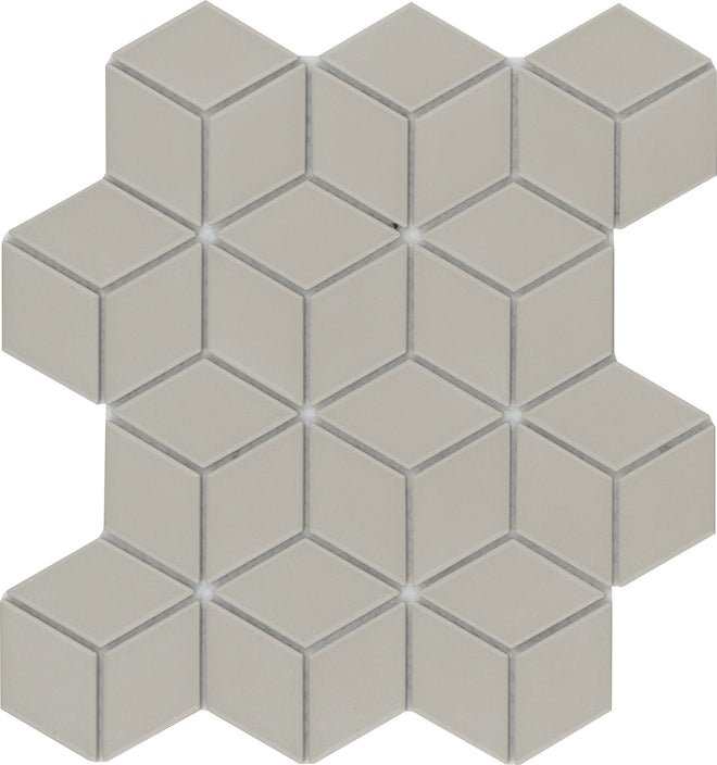 Emser TileINFLUENCE - Emser Tile Fawn10" x 12" Cube MosaicINFLUENCE - Emser Tile