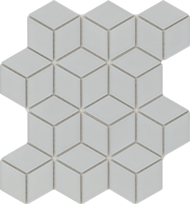 Emser TileINFLUENCE - Emser Tile Gray10" x 12" Cube MosaicINFLUENCE - Emser Tile