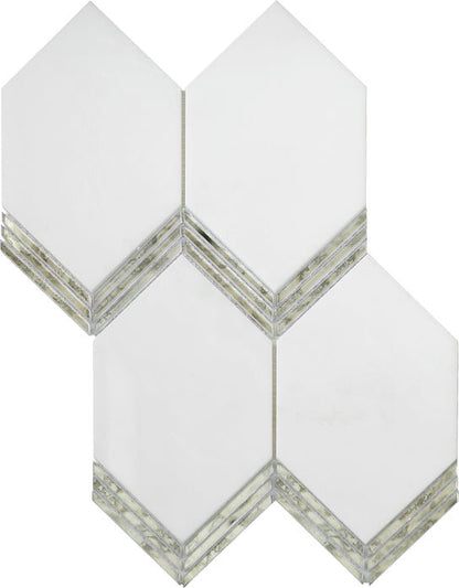 Emser TileINTRIGUE - Emser Tile MirrorPicket 11" x 15" Mosaic MeshINTRIGUE - Emser Tile