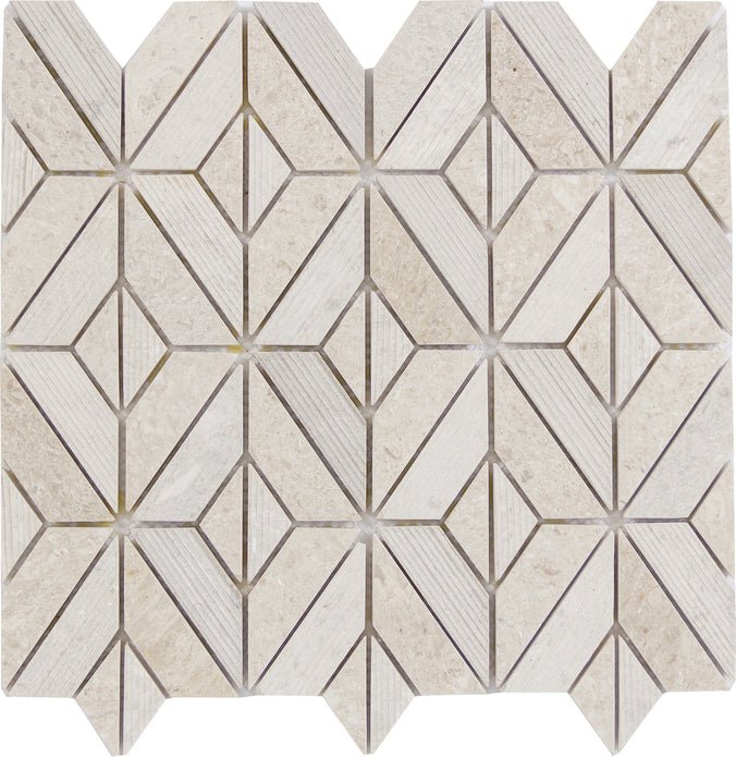 Emser TileLIMESTONE - Emser Tile Presidio IvoryRhombus Mosaic 12"x12"LIMESTONE - Emser Tile