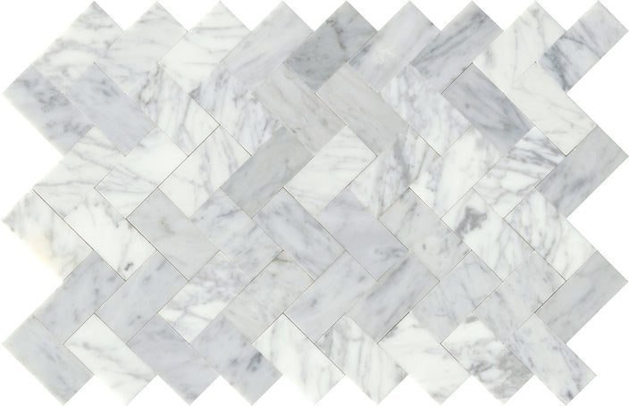 Emser TileLINK - Emser Tile White Herringbone12" x 18"LINK - Emser Tile