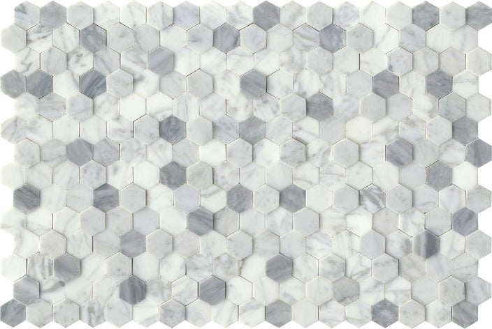 Emser TileLINK - Emser Tile White 1" Hex12" x 18"LINK - Emser Tile