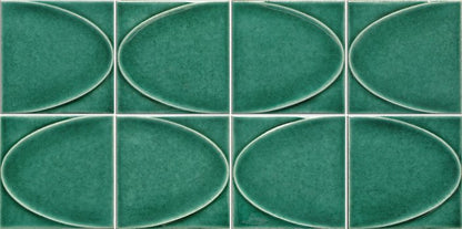 Emser TileMIZU - Emser Tile Green Glossy Ellipse8" x 16"MIZU - Emser Tile