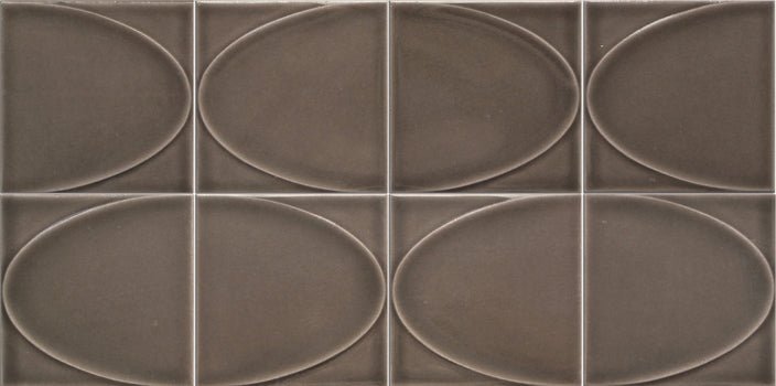 Emser TileMIZU - Emser Tile Taupe Glossy Ellipse8" x 16"MIZU - Emser Tile