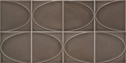 Emser TileMIZU - Emser Tile Taupe Glossy Ellipse8" x 16"MIZU - Emser Tile