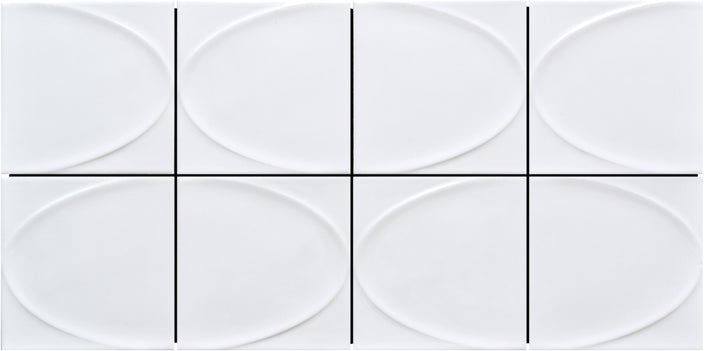 Emser TileMIZU - Emser Tile White Glossy Ellipse8" x 16"MIZU - Emser Tile