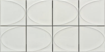 Emser TileMIZU - Emser Tile Silver Glossy Ellipse8" x 16"MIZU - Emser Tile