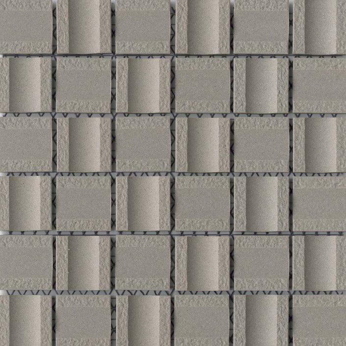 Emser TileMODAN - Emser Tile Silver2" X 2" Mesh MosaicMODAN - Emser Tile