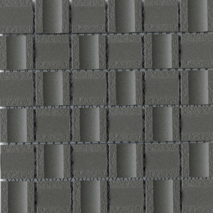 Emser TileMODAN - Emser Tile Black2" X 2" Mesh MosaicMODAN - Emser Tile