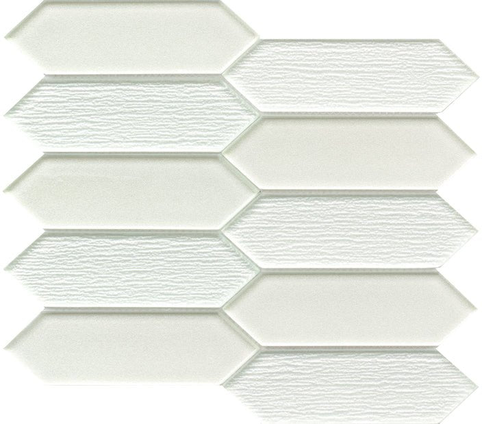 Emser TilePICKET - Emser Tile White11" x 12" Mosaic MeshPICKET - Emser Tile