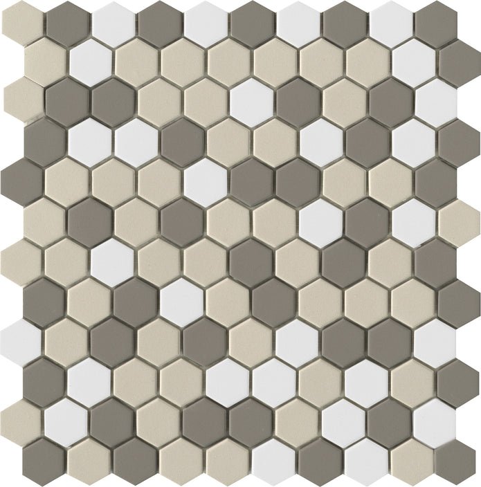 Emser TileSOURCE - Emser Tile Light Blend1" HexSOURCE - Emser Tile