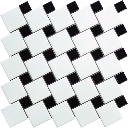 Emser TileSPIN - Emser Tile White-Black11' x 11"SPIN - Emser Tile