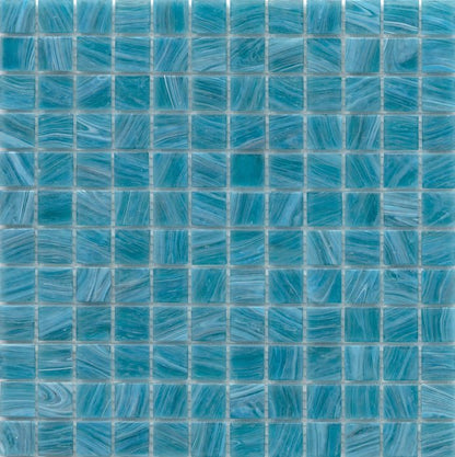 Emser TileSWIRL - Emser Tile Aqua1" x 1" MosaicSWIRL - Emser Tile