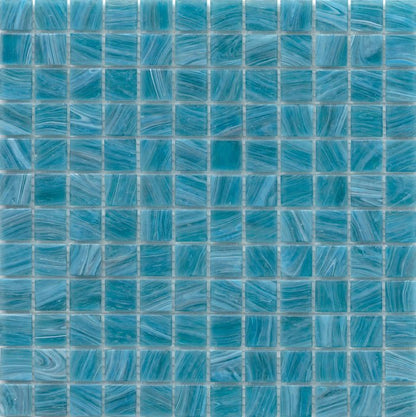 Emser TileSWIRL - GLASS MOSAIC - 1" by 1" mosaic Aqua1 x 1SWIRL - GLASS MOSAIC - 1" by 1" mosaic