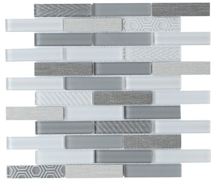 Emser TileVOLARE - Emser Tile Volare Nebbia12" X 12" Mosaic MeshVOLARE - Emser Tile