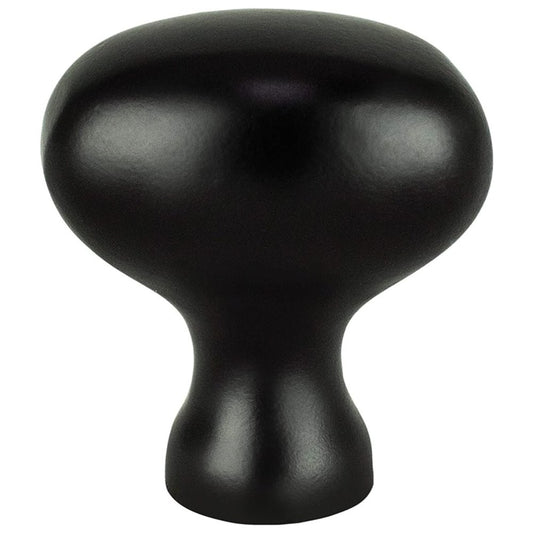 BerensonBerenson Advantage-3 Oval Knob, Matte Black, 1-1/8" Berenson Advantage-3 Oval Knob, Matte Black, 1-1/8"