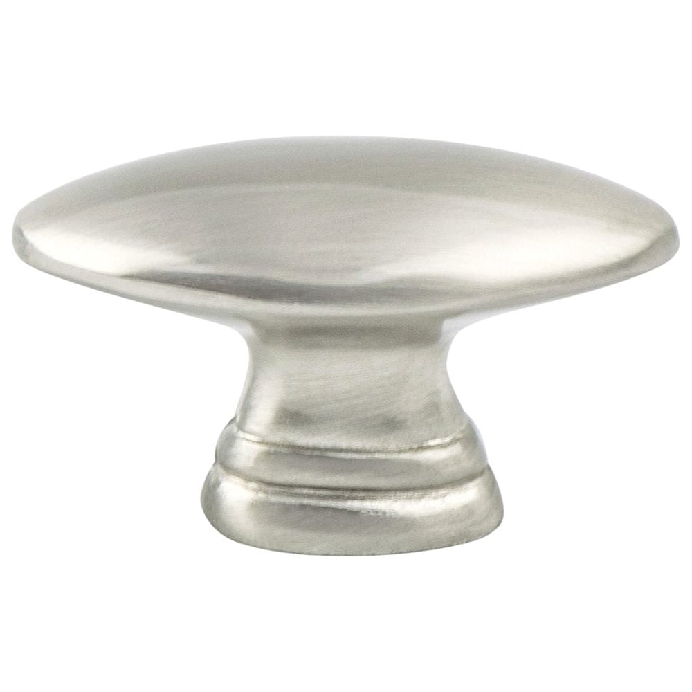 BerensonBerenson Advantage Plus-6 Oval Knob, Brushed Nickel, 1-7/16" Berenson Advantage Plus-6 Oval Knob, Brushed Nickel, 1-7/16"