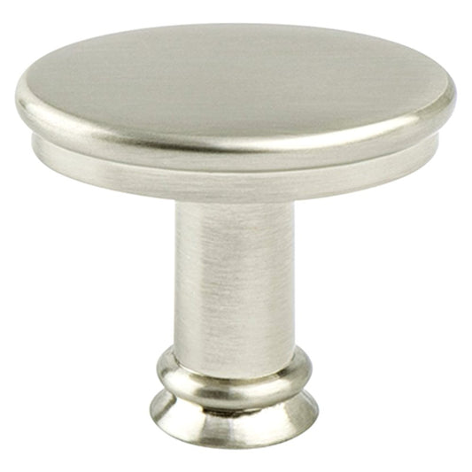 BerensonBerenson Dierdra Flat Oval Knob, Brushed Nickel, 1-7/16" Berenson Dierdra Flat Oval Knob, Brushed Nickel, 1-7/16"