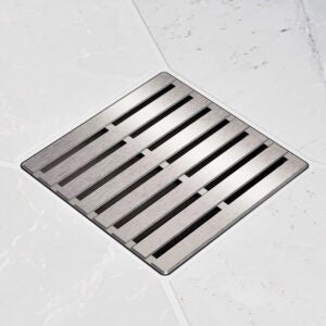 Ebbe ProParallel Pro Drain Cover Brushed NickelParallel Pro Drain Cover