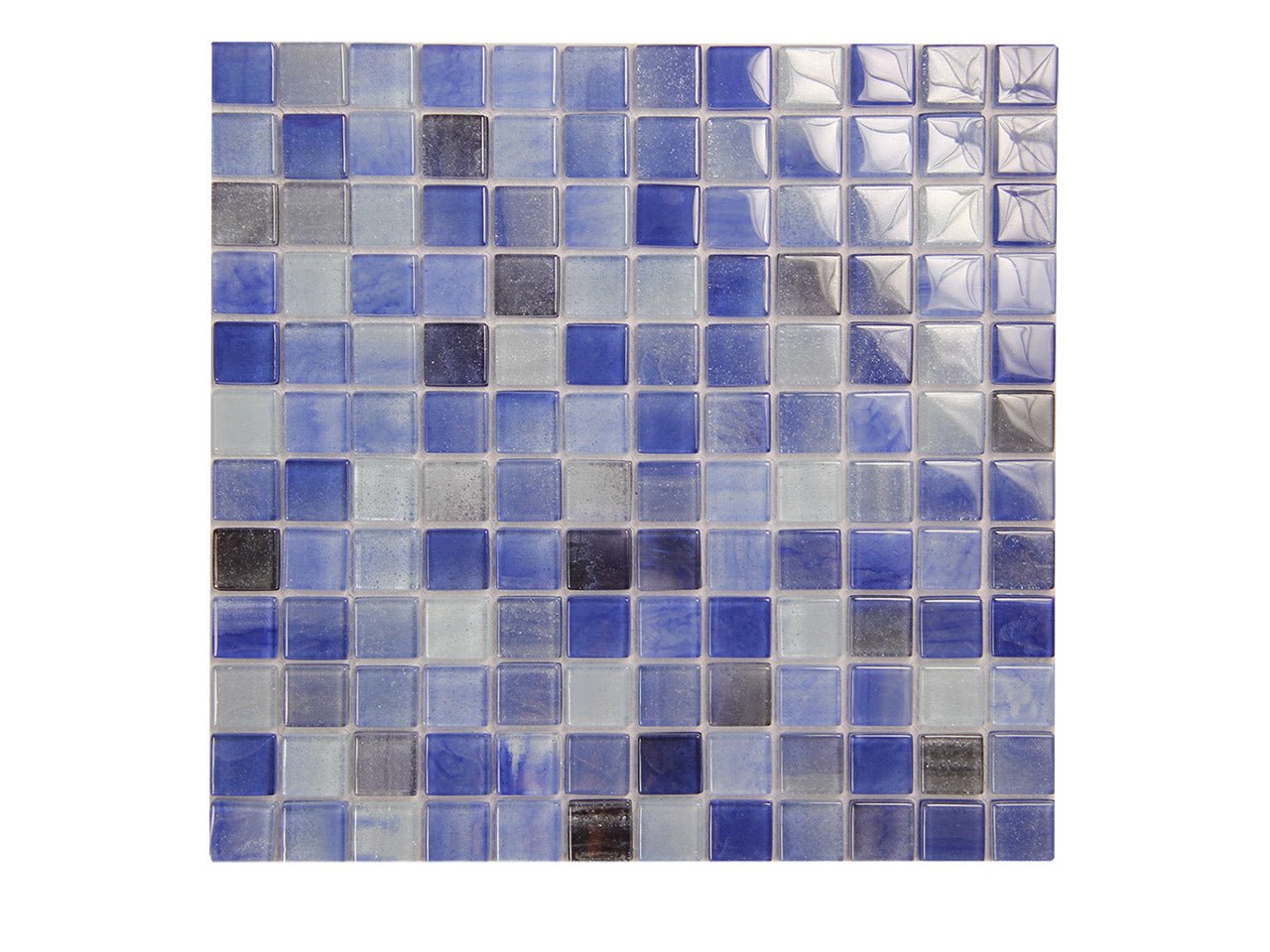 AkuaAkua Extant Pool Grade 11.5" x 11.5" Mosaic Blue 1 X 1 - 11.75" X 11.75"Akua Extant Pool Grade 11.5" x 11.5" Mosaic