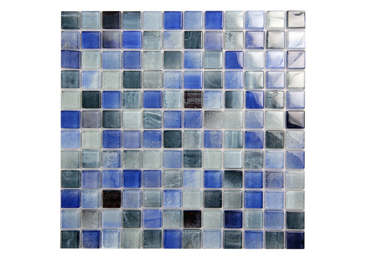 AkuaAkua Extant Pool Grade 11.5" x 11.5" Mosaic Blue Mix 1 X 1 - 11.75" X 11.5"Akua Extant Pool Grade 11.5" x 11.5" Mosaic