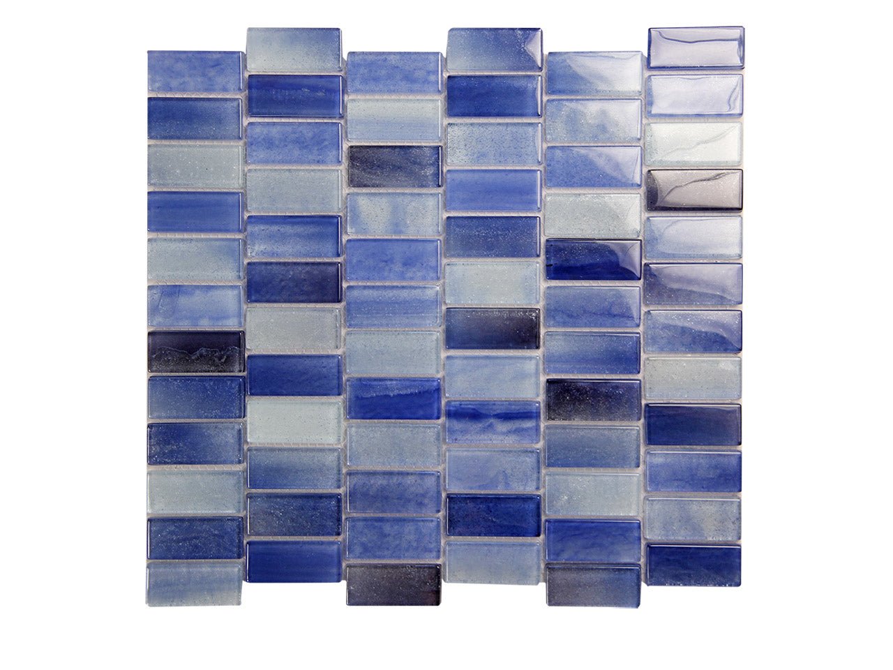 AkuaAkua Extant Pool Grade 11.5" x 11.5" Mosaic Blue 1 X 2 - 11.75" X 11.5"Akua Extant Pool Grade 11.5" x 11.5" Mosaic