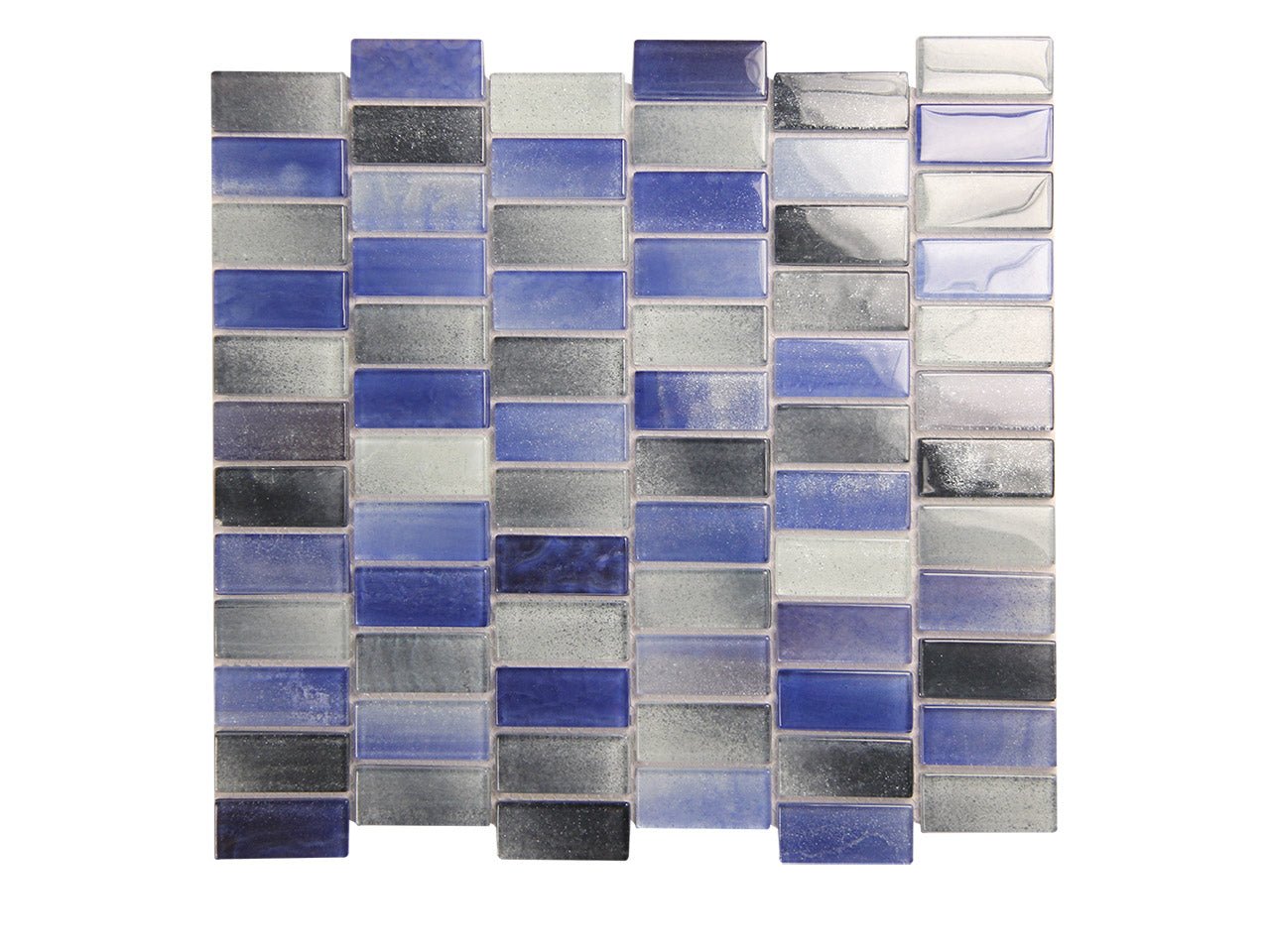 AkuaAkua Extant Pool Grade 11.5" x 11.5" Mosaic Blue Mix 1 X 2 - 11.75" X 11.5"Akua Extant Pool Grade 11.5" x 11.5" Mosaic