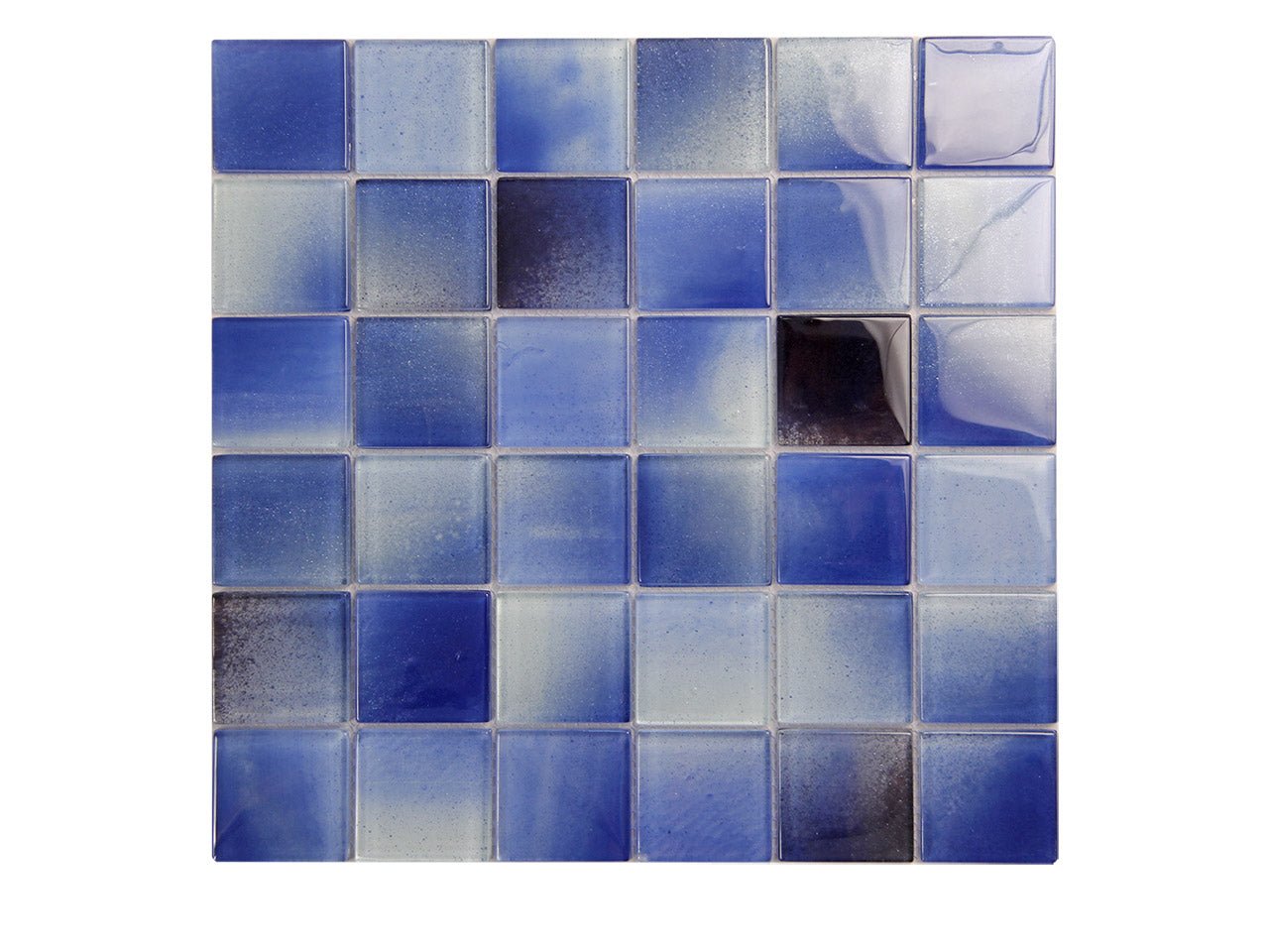 AkuaAkua Extant Pool Grade 11.5" x 11.5" Mosaic Blue 2 X 2 - 11.75" X 11.75"Akua Extant Pool Grade 11.5" x 11.5" Mosaic