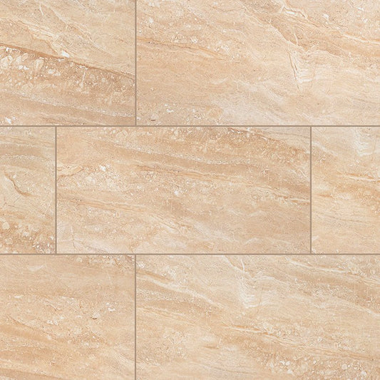 MSIAria Oro Porcelain 12x24 Polished MSI Tile 0.39 Thickness Aria Oro Porcelain 12x24 Polished MSI Tile 0.39 Thickness