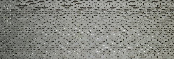 Emser TileARTWORK™ - GLAZED CERAMIC TILE - 12" X 35" - EMSER TILE - Silver Mini Hexagon - Pearl Wave Artwork Silver Mini HexagonEmser TileARTWORK™ - GLAZED CERAMIC TILE - 12" X 35" - EMSER TILE Artwork Silver Mini HexagonARTWORK™ - GLAZED CERAMIC TILE - 12" X 35" - EMSER TILE