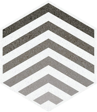 Emser TileBAUHAUS ARROW 9" x 10" Hexagon - Emser Tile BAUHAUS ARROW 9" x 10" Hexagon - Emser Tile