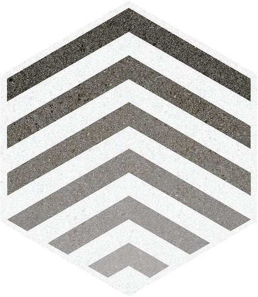 Emser TileBAUHAUS ARROW 9" x 10" Hexagon - Emser Tile BAUHAUS ARROW 9" x 10" Hexagon - Emser Tile