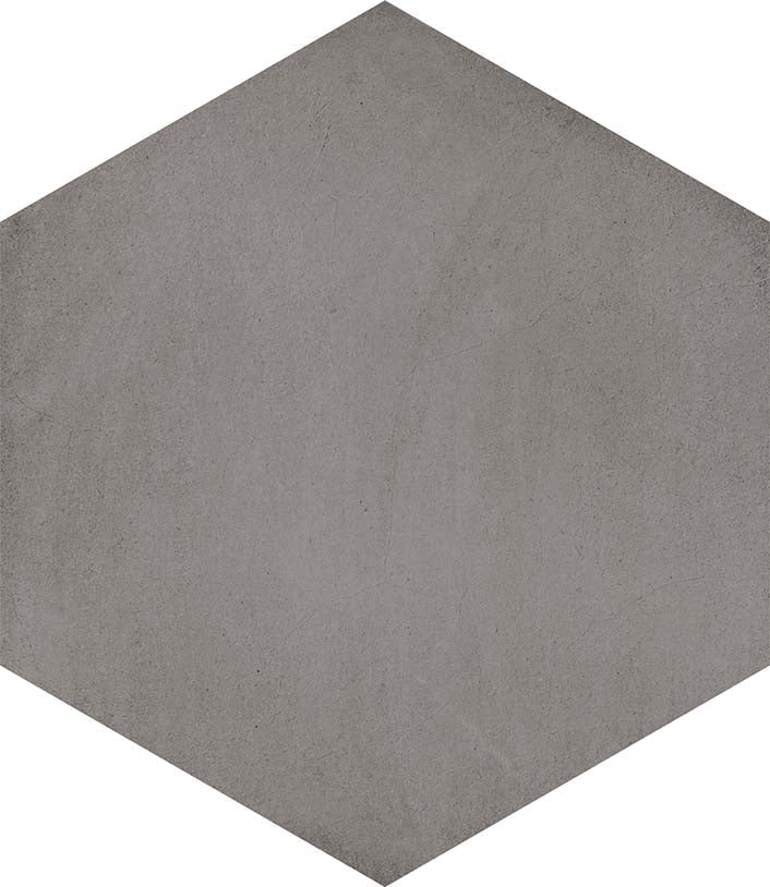 Emser TileBAUHAUS GRAY 9" x 10" Hexagon - Emser Tile BAUHAUS GRAY 9" x 10" Hexagon - Emser Tile