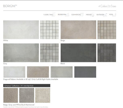 Emser TileBORIGNI Beige 2"x2" Mosaic Mesh - Emser Tile BORIGNI Beige 2"x2" Mosaic Mesh - Emser Tile