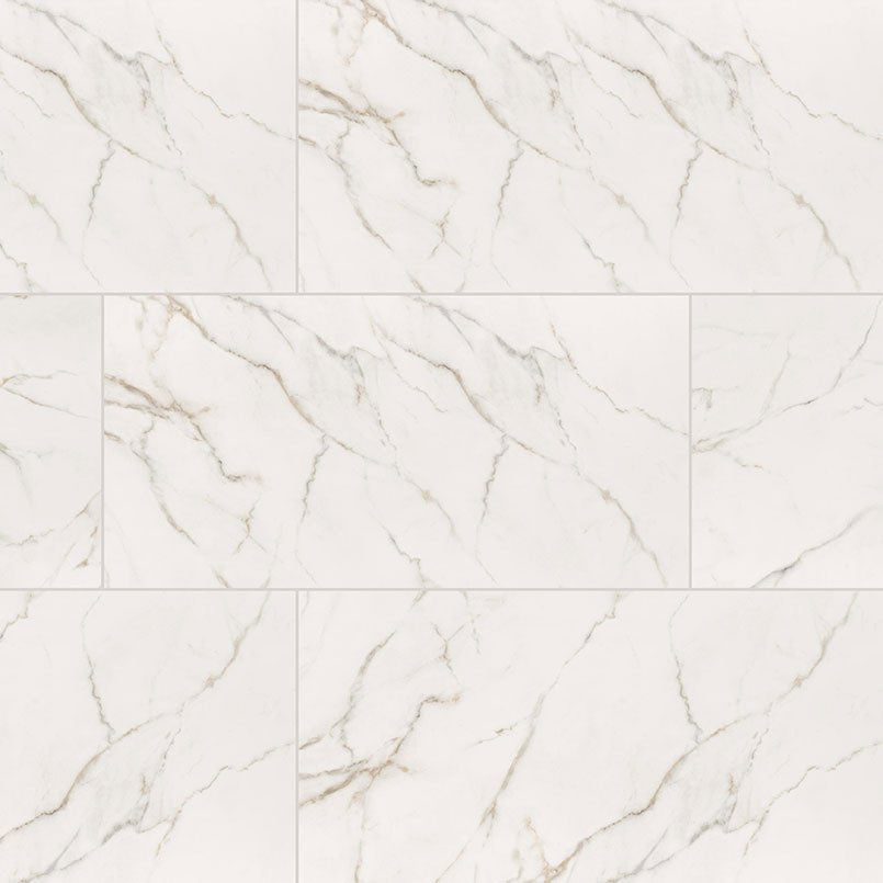 Calacatta Lucca Porcelain 12x24 Polished MSI Tile 0.39 Thickness ...