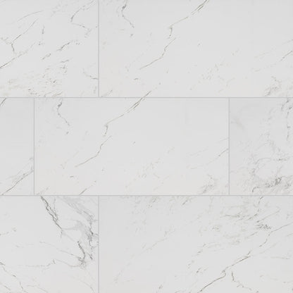 MSICarrara Porcelain 12x24 Matte MSI Tile 0.39 Thickness Carrara Porcelain 12x24 Matte MSI Tile 0.39 Thickness