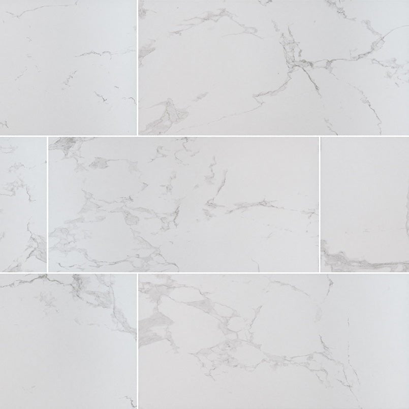 MSICarrara Porcelain 24x48 Matte MSI Tile 0.38 Thickness Carrara Porcelain 24x48 Matte MSI Tile 0.38 Thickness