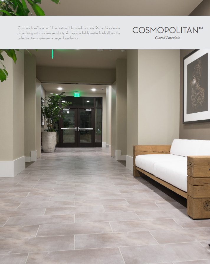 Emser TileCOSMOPOLITAN Cosmopolitan Steel 12" x 24" - Emser Tile COSMOPOLITAN Cosmopolitan Steel 12" x 24" - Emser Tile