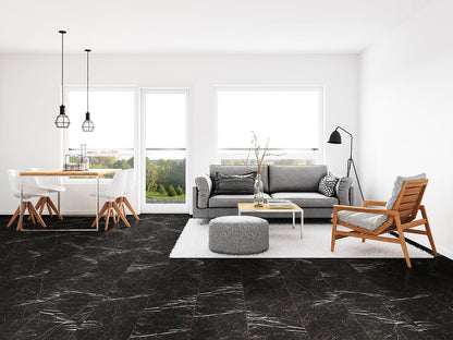 MSIMarquina Noir Porcelain 12x24 Matte MSI Tile 0.39 Thickness Marquina Noir Porcelain 12x24 Matte MSI Tile 0.39 Thickness