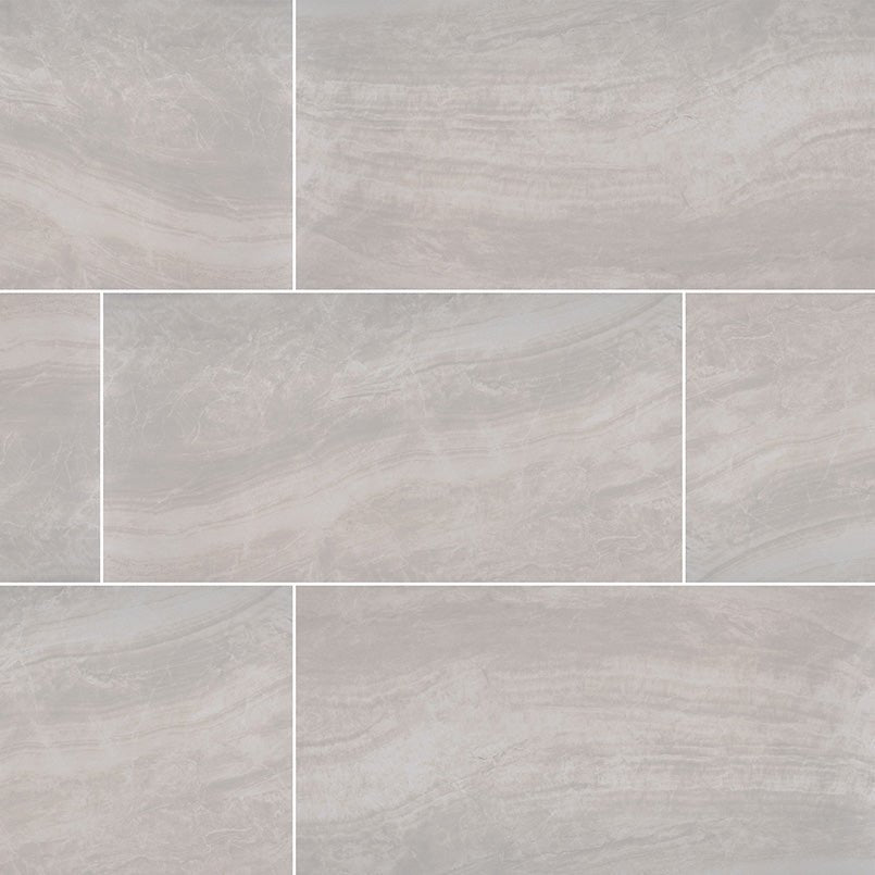 MSIPraia Grey Porcelain 12x24 Polished MSI Tile 0.38 Thickness Praia Grey Porcelain 12x24 Polished MSI Tile 0.38 Thickness