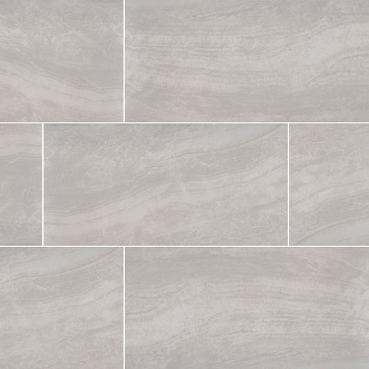 MSIPraia Grey Porcelain 12x24 Polished MSI Tile 0.38 Thickness Praia Grey Porcelain 12x24 Polished MSI Tile 0.38 Thickness