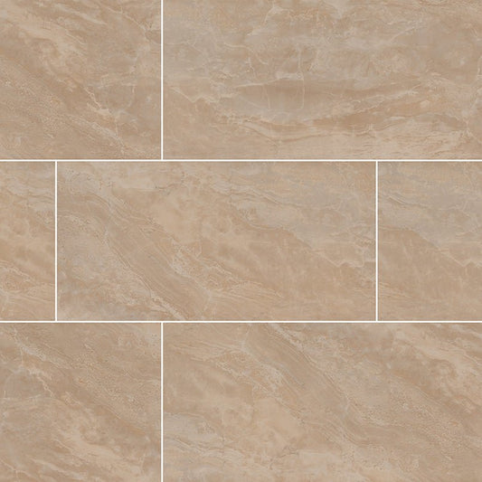 MSISand Porcelain 12x24 POLISHED MSI Tile 0.39 Thickness Sand Porcelain 12x24 POLISHED MSI Tile 0.39 Thickness