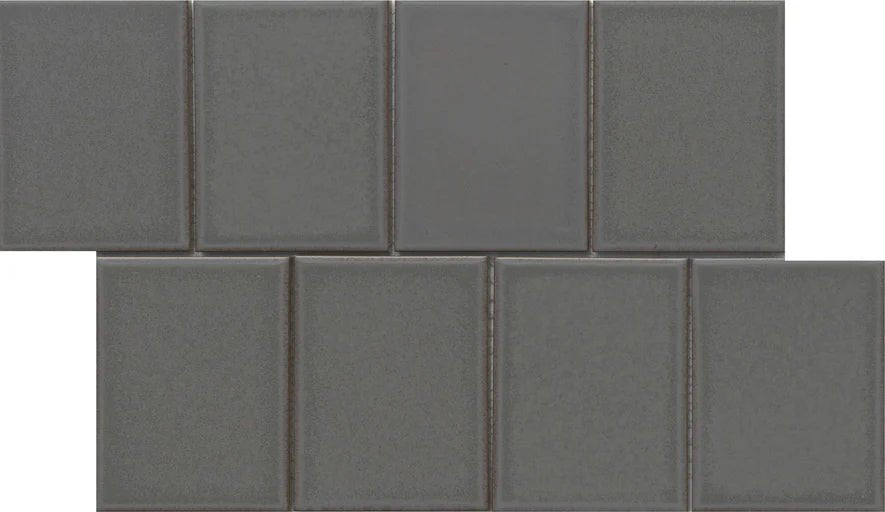 Emser TileEMSER TILE Cuadro 4" X 5" Flat, Glazed Porcelain Charcoal9" X 14" FlatEMSER TILE Cuadro 4" X 5" Flat, Glazed Porcelain