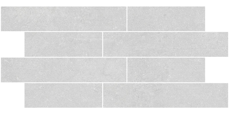 Emser TileEMSER TILE Fixt Cement Mosaic Linear Solid 12" X 24", Glazed Porcelain WhiteMosaic 12" X 24" LinearEMSER TILE Fixt Cement Mosaic Linear Solid 12" X 24", Glazed Porcelain