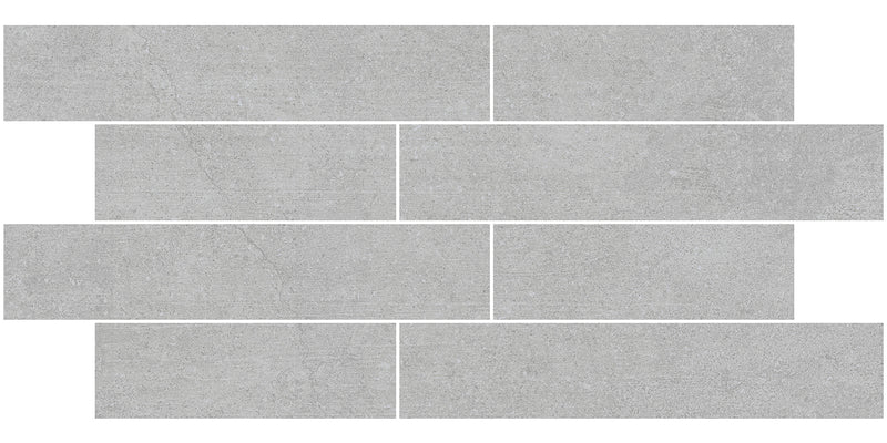 Emser TileEMSER TILE Fixt Cement Mosaic Linear Solid 12" X 24", Glazed Porcelain GrayMosaic 12" X 24" LinearEMSER TILE Fixt Cement Mosaic Linear Solid 12" X 24", Glazed Porcelain